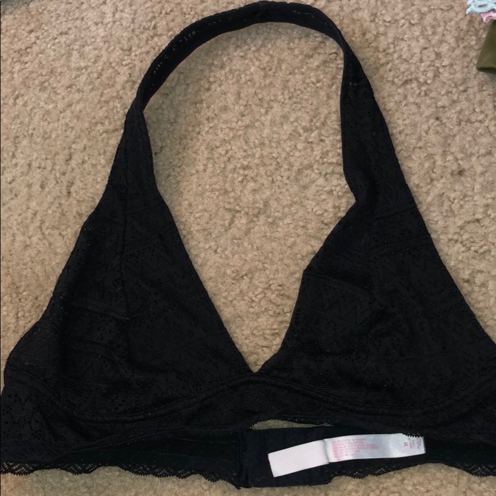 Black Halter Bralette